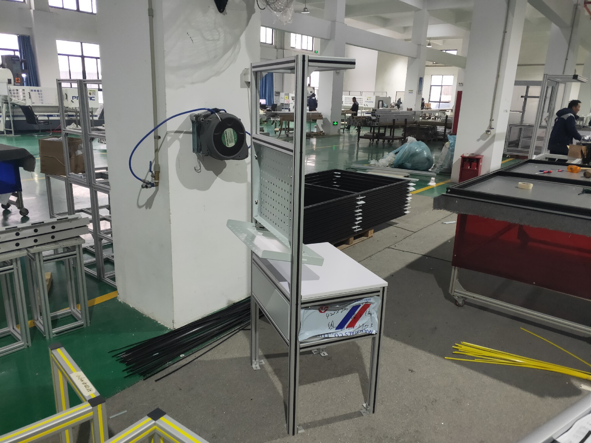 鋁型材單人工作臺 鋁型材單人工作臺