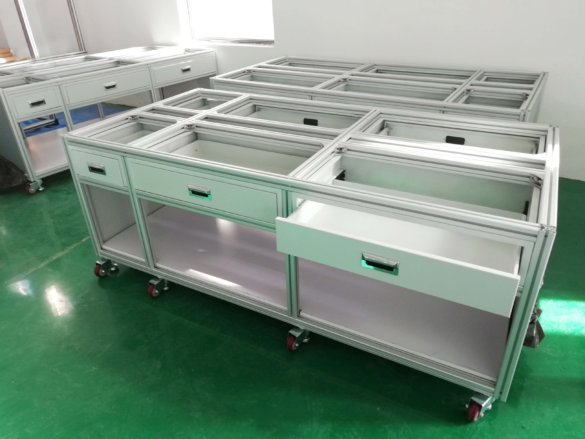 鋁型材抽屜式工作臺 鋁型材抽屜式工作臺