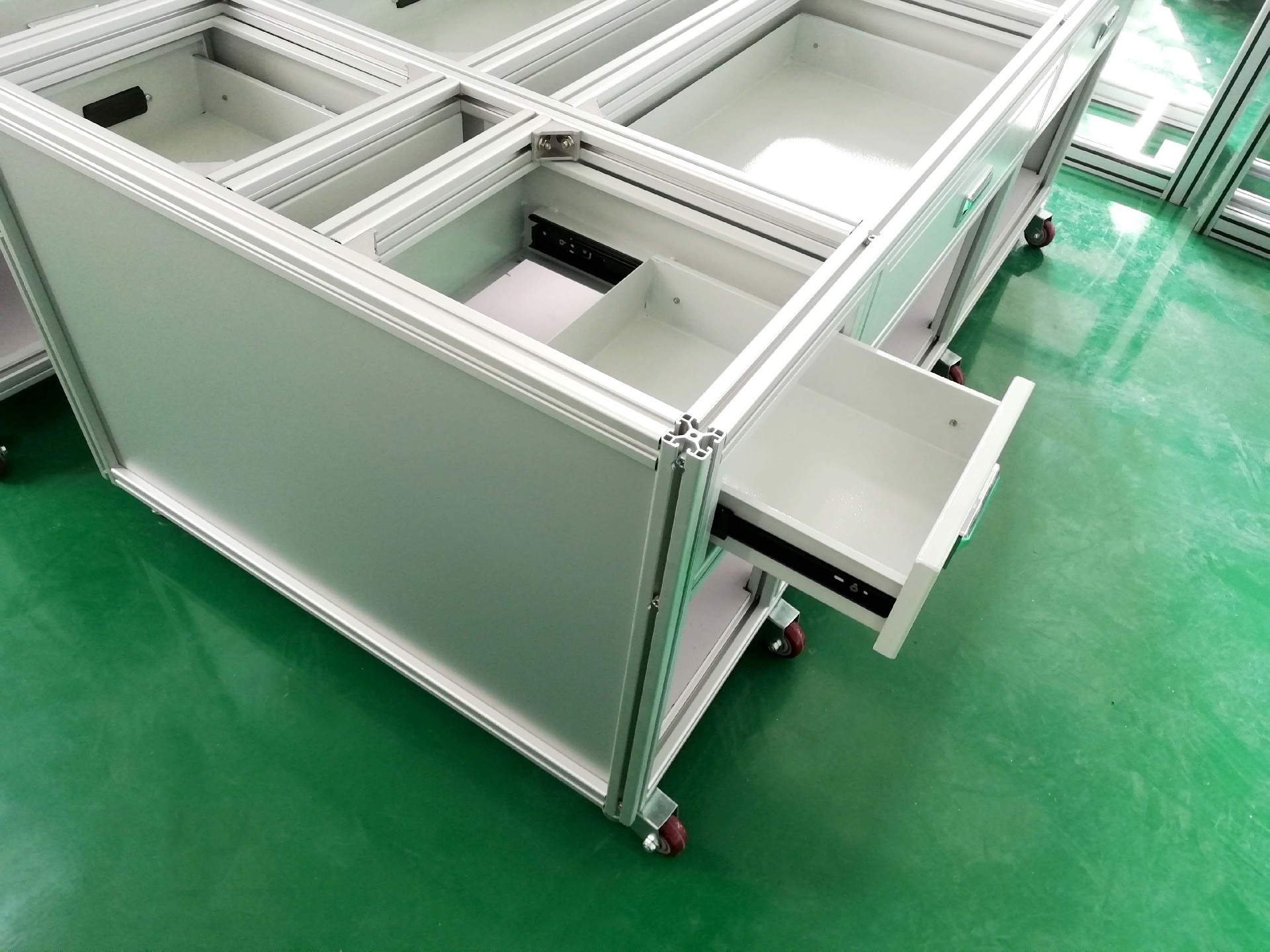 鋁型材抽屜式工作臺 鋁型材抽屜式工作臺