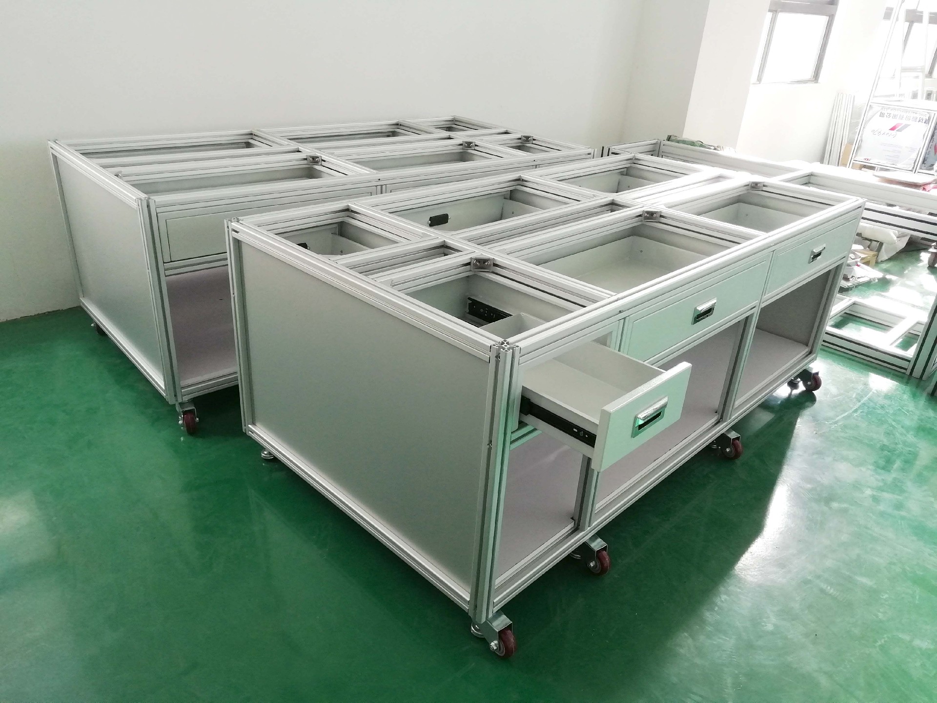 鋁型材抽屜式工作臺 鋁型材抽屜式工作臺