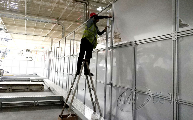 機器人防護圍欄