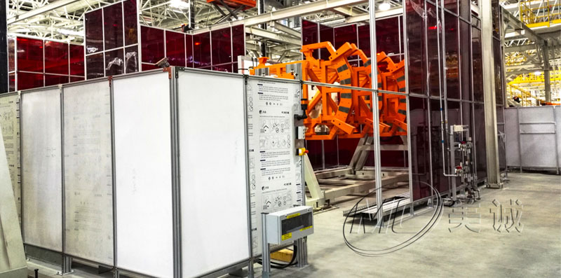 車(chē)間防弧光板圍欄