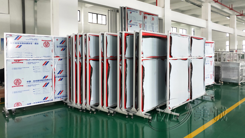 廠區(qū)鋁型材移動(dòng)屏風(fēng)