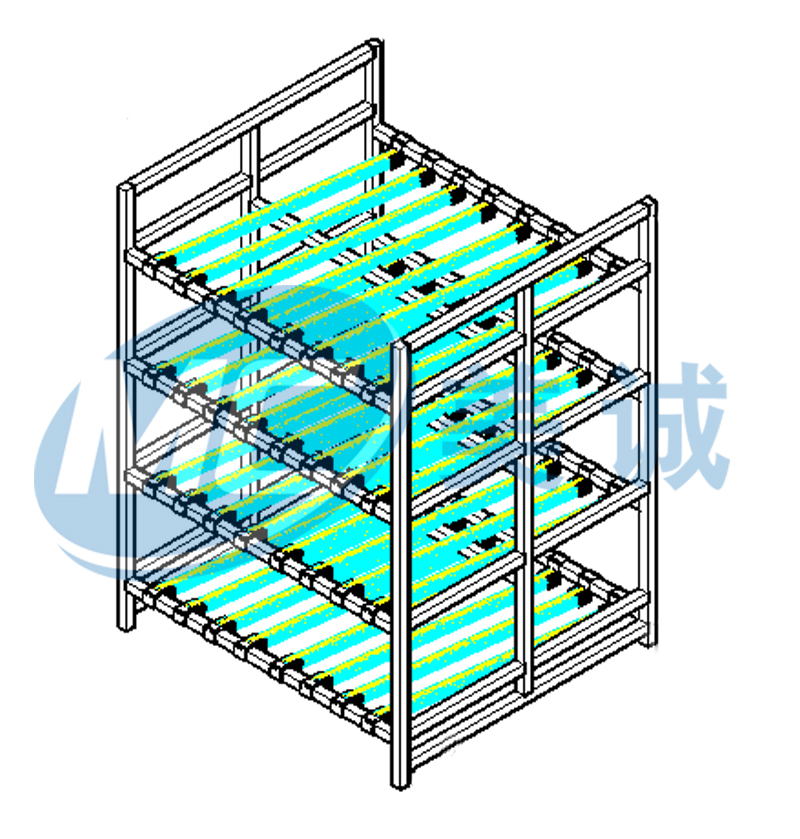 流利條物料架圖紙