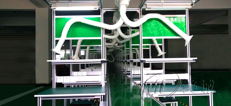 雙排輸送線工作臺