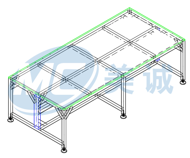 防靜電工作臺圖紙