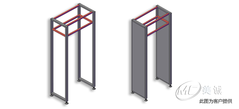 測溫系統(tǒng)鋁型材框架