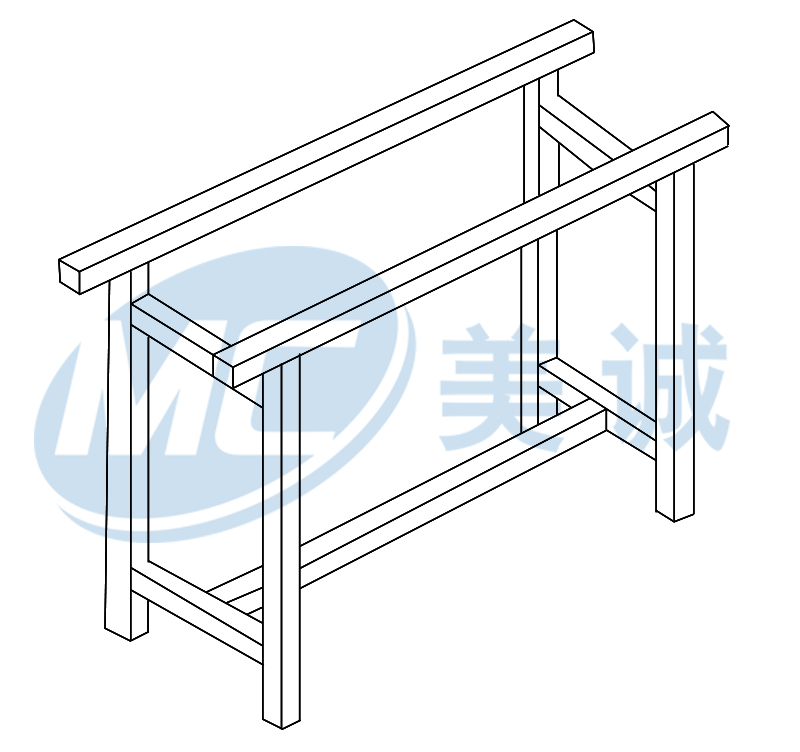 口罩機(jī)設(shè)備支架圖紙