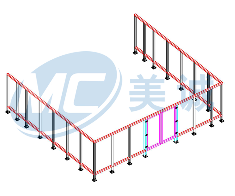 鋁型材機(jī)械防護(hù)欄