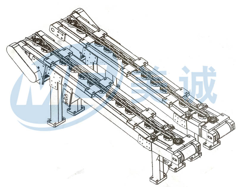 機(jī)械零部件輸送線圖紙
