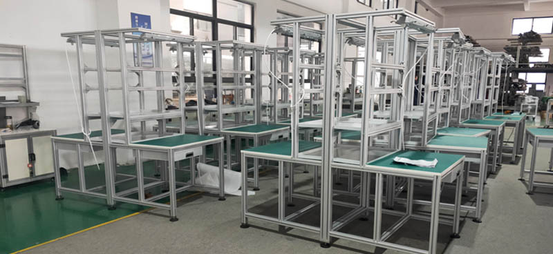 雙面鋁型材操作臺(tái)