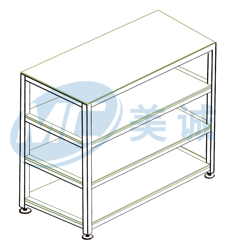 鋁型材貨架圖紙