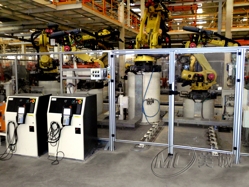 機(jī)器人防護(hù)圍欄 機(jī)器人防護(hù)圍欄