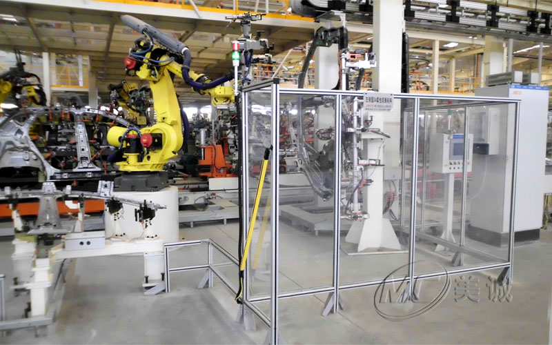 機(jī)器人防護(hù)圍欄 機(jī)器人防護(hù)圍欄