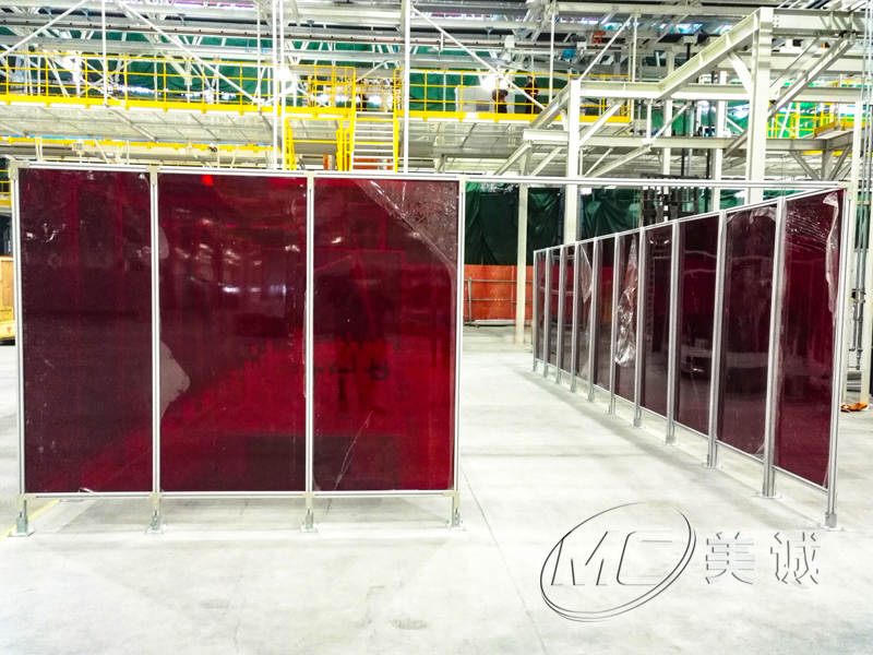 防護(hù)光板圍欄 防護(hù)光板圍欄