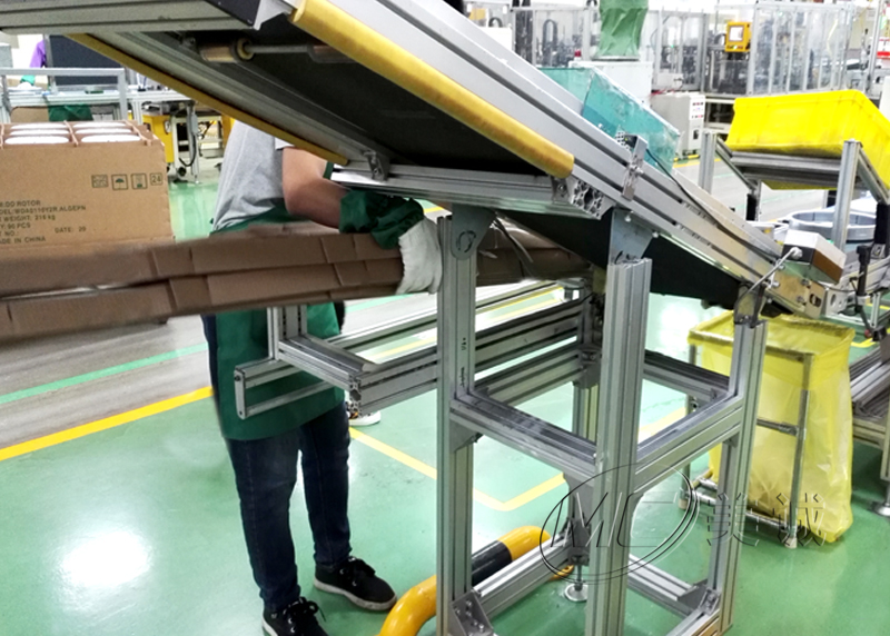 鋁型材皮帶輸送線 鋁型材皮帶輸送線