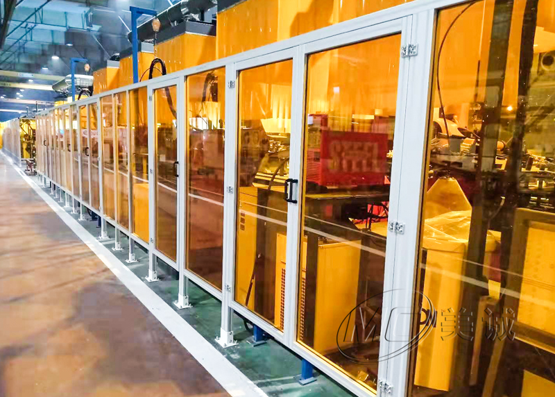 機(jī)器人防弧光板圍欄 機(jī)器人防弧光板圍欄