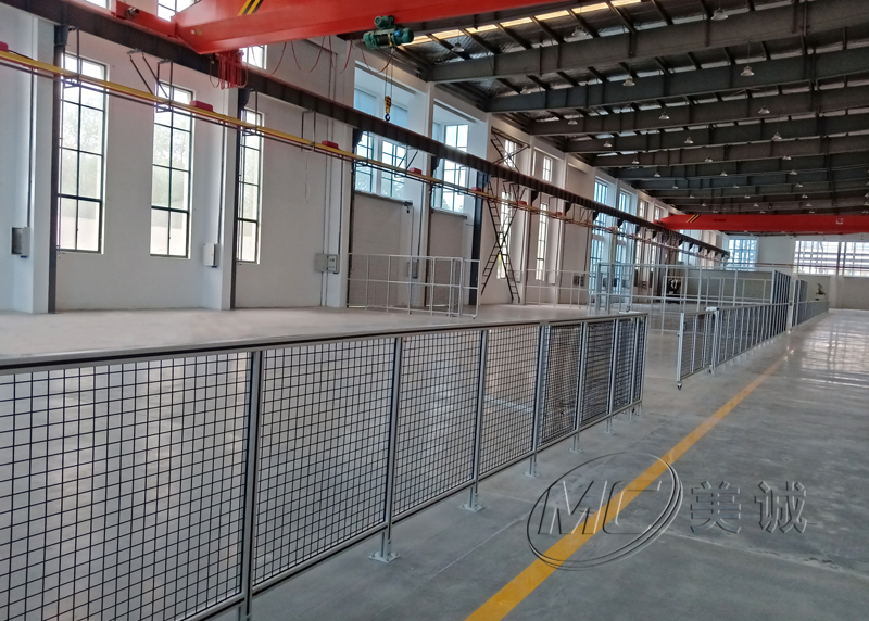 鋁合金工業(yè)圍欄 鋁合金工業(yè)圍欄