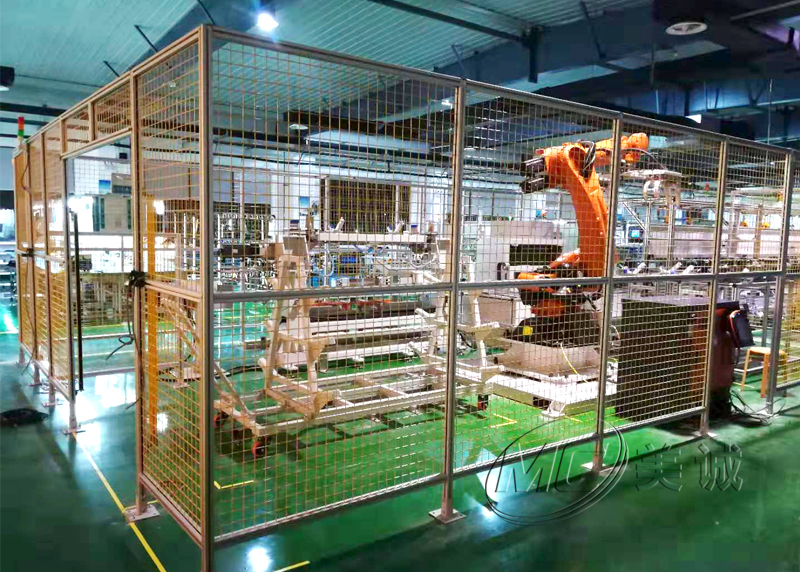 機器人安全防護(hù)圍欄 機器人安全防護(hù)圍欄