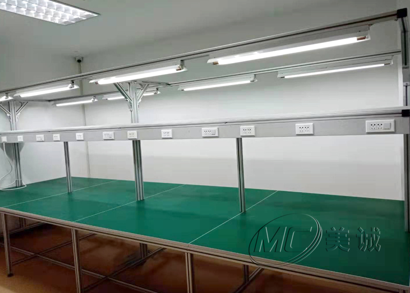 防靜電鋁型材工作臺 防靜電鋁型材工作臺