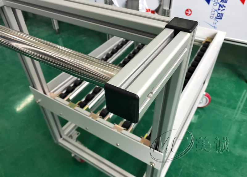 鋁型材流利條小推車—物料架 鋁型材流利條小推車—物料架